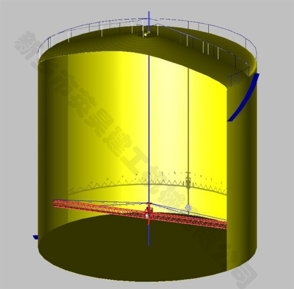 一萬-3萬立方油罐內(nèi)壁旋轉(zhuǎn)升降平臺(tái)